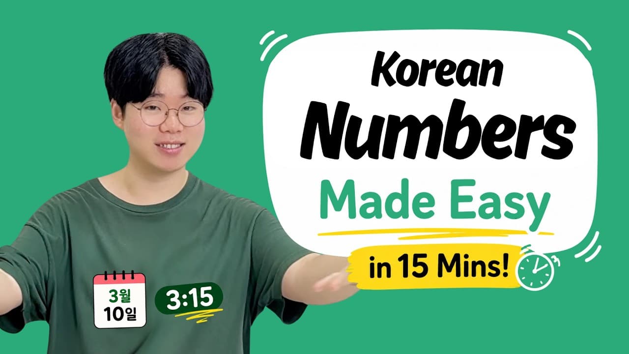 Master Korean Numbers