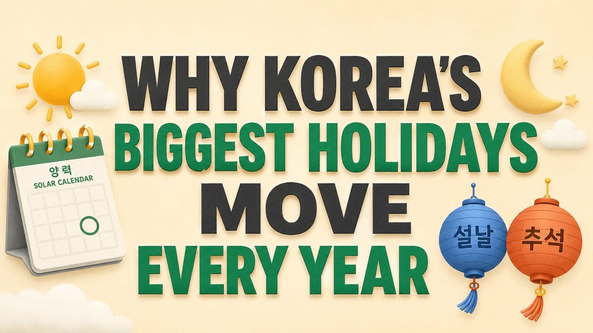 Why Korea’s Biggest Holidays Move Every Year